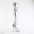 Pleaser DELIGHT-3000HWR Platform Overknee Boots Hologram Faux Leather Silver EU-35 / US-5