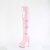 Pleaser DELIGHT-3018 Platform Overknee Boots Patent Pink EU-36 / US-6