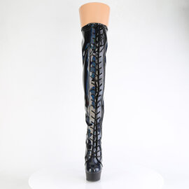 Pleaser DELIGHT-3029 Platform Overknee Boots Patent...