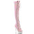 Pleaser DELIGHT-3029 Platform Overknee Boots Patent Pink EU-38 / US-8