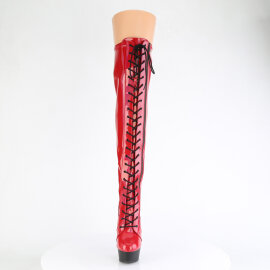 Pleaser DELIGHT-3029 Platform Overknee Boots Patent...