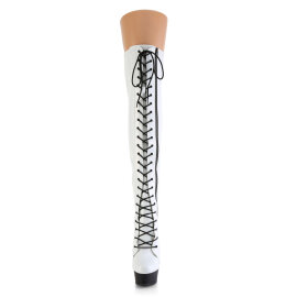 Pleaser DELIGHT-3029 Platform Overknee Boots Patent...