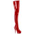 Pleaser DELIGHT-4000 Platform Overknee Boots Patent Red EU-36 / US-6
