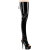 Pleaser DELIGHT-4017 Platform Overknee Boots Patent Black EU-35 / US-5