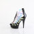 Pleaser DELIGHT-600-9 Platform Ankle Boots Patent Hologram Multicolored EU-40 / US-10