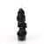 Pleaser DELIGHT-620 Platform Sandalettes Fabric Black EU-42 / US-12