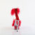 Pleaser DELIGHT-624F Platform Sandalettes Clear Red EU-36 / US-6