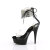 Pleaser DELIGHT-624RS Platform Sandalettes Clear Rhinestones Transparent EU-38 / US-8