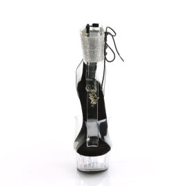 Pleaser DELIGHT-624RS Platform Sandalettes Clear...