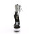 Pleaser DELIGHT-624RS Platform Sandalettes Clear Rhinestones Black EU-42 / US-12