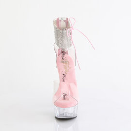 Pleaser DELIGHT-624RS Platform Sandalettes Clear...