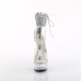 Pleaser DELIGHT-624RS-02 Platform Sandalettes Clear...