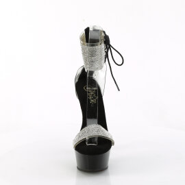 Pleaser DELIGHT-627RS Platform Sandalettes Clear...