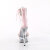 Pleaser DELIGHT-627RS Platform Sandalettes Clear Rhinestones Silver EU-37 / US-7