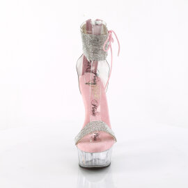 Pleaser DELIGHT-627RS Platform Sandalettes Clear...