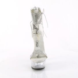 Pleaser DELIGHT-627RS Platform Sandalettes Clear...