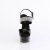 Pleaser DELIGHT-639 Platform Sandalettes Patent Black EU-38 / US-8