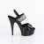 Pleaser DELIGHT-639 Platform Sandalettes Patent Black EU-38 / US-8