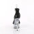 Pleaser DELIGHT-641 Platform Sandalettes Fabric Clear Black EU-35 / US-5