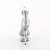 Pleaser DELIGHT-641 Platform Sandalettes Fabric Clear Silver EU-40 / US-10