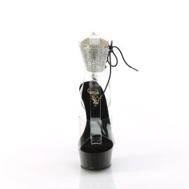 Pleaser DELIGHT-691-2RS Platform Sandalettes Clear...