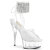 Pleaser DELIGHT-691-2RS Platform Sandalettes Clear Rhinestones Transparent EU-36 / US-6