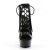 Pleaser DELIGHT-600-20 Black/Black EU-38 / US-8