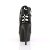 Pleaser DELIGHT-600-20 Black Faux Leather/Black Matte EU-35 / US-5