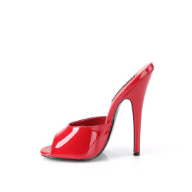 Devious DOMINA-101 Mules Patent Red EU-41 / US-11