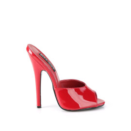 Devious DOMINA-101 Mules Patent Red EU-41 / US-11