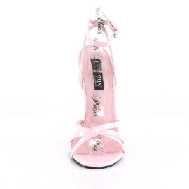 Devious DOMINA-108 Sandalettes Patent Baby Pink EU-37 / US-7
