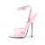Devious DOMINA-108 Sandalettes Patent Baby Pink EU-38 / US-8