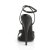 Devious DOMINA-108 Sandalettes Faux Leather Black EU-40 / US-10