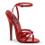 Devious DOMINA-108 Sandalettes Patent Red EU-35 / US-5