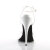 Devious DOMINA-108 Sandalettes Patent White EU-42 / US-12