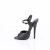 Devious DOMINA-109 Sandalettes Faux Leather Black EU-39 / US-9