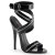 Devious DOMINA-119 Sandalettes Patent Black EU-43 / US-13