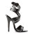 Devious DOMINA-119 Sandalettes Patent Black EU-43 / US-13