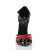 Devious DOMINA-412 Sandalettes Patent Black EU-35 / US-5