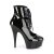 Pleaser DELIGHT-600-22 Black Patent/Black EU-35 / US-5