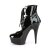 Pleaser DELIGHT-600-22 Black Patent/Black EU-38 / US-8
