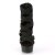 Pleaser DELIGHT-600-24 Black Elastic Band-Faux Suede/Black Matte EU-40 / US-10