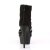 Pleaser DELIGHT-600-24 Black Elastic Band-Faux Suede/Black Matte EU-35 / US-5