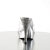 Fabulicious ELEGANT-401 Platform Mules Chrome Clear Silver EU-39 / US-9
