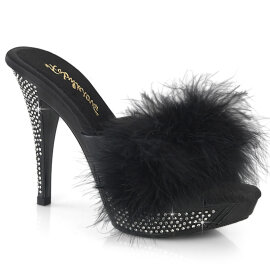 Fabulicious ELEGANT-401F Platform Mules Faux Leather...