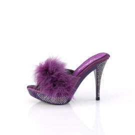Fabulicious ELEGANT-401F Platform Mules Faux Leather Purple EU-39 / US-9