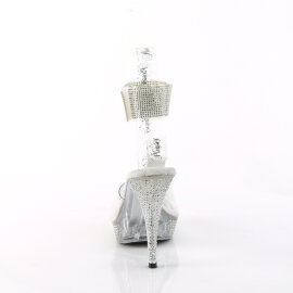 Fabulicious ELEGANT-442 Platform Sandalettes Clear EU-36 / US-6