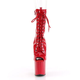 Pleaser ENCHANT-1041 Platform Ankle Boots Patent Red...