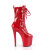 Pleaser ENCHANT-1041 Platform Ankle Boots Patent Red EU-35 / US-5
