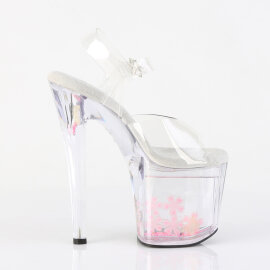 Pleaser ENCHANT-708AQUA-01 Platform Sandalettes Clear EU-37 / US-7
